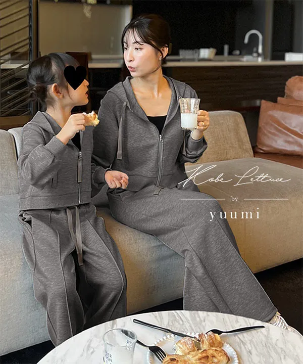 Yuumiさんコラボ ］ 【キッズ】ダブルジップショートパーカー [C7227