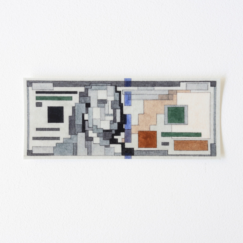 商品詳細（「ドル札ステッカー」サイン入り）,(adam-01）｜GYOKUEI