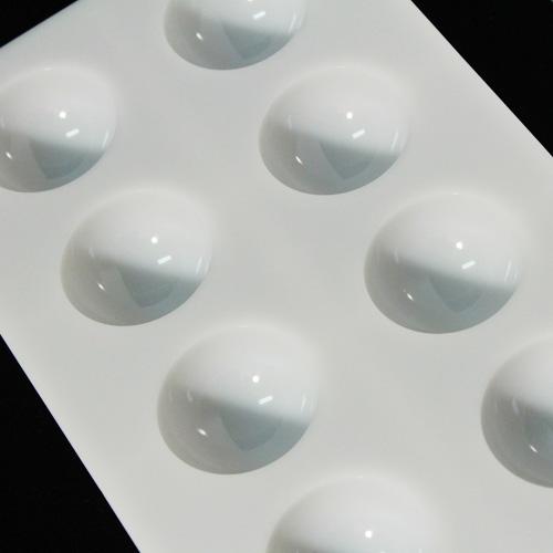 カカオバリー / チョコレートモールド「ドミ・スフェール5cm」8取