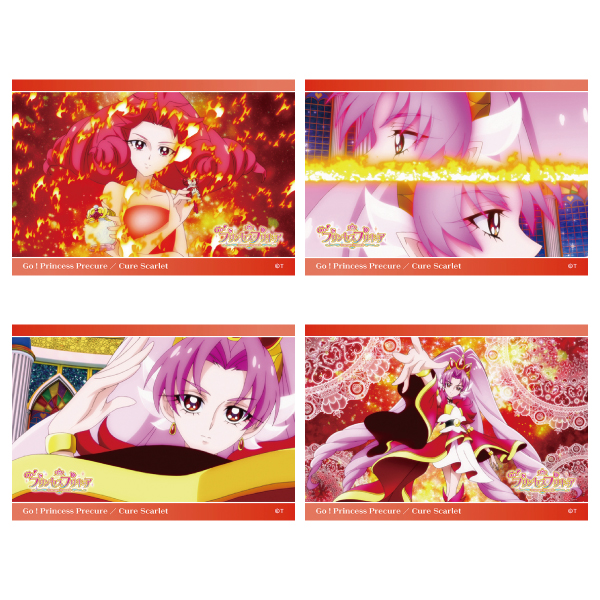 Go！プリンセスプリキュア】場面写変身ブロマイドセット（4枚入