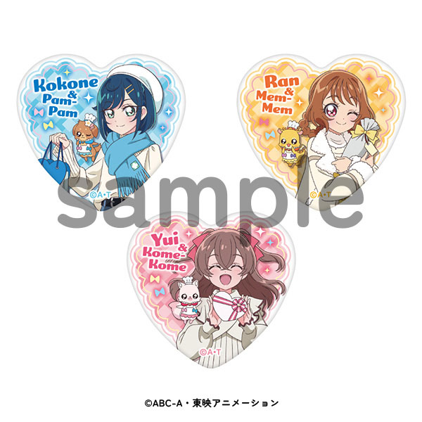 菓彩あまね 華のまんぷくフェア 缶バッジ プリティストア×15 キュア