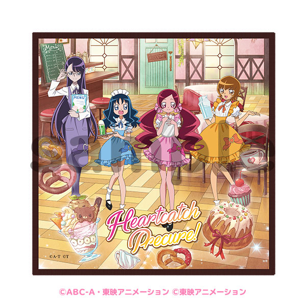 ハートキャッチプリキュア！】2021秋 マイクロファイバータオル ハート