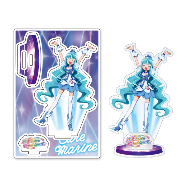 プリキュアバーチャルワールド】アクリルスタンド キュアマリン: 雑貨