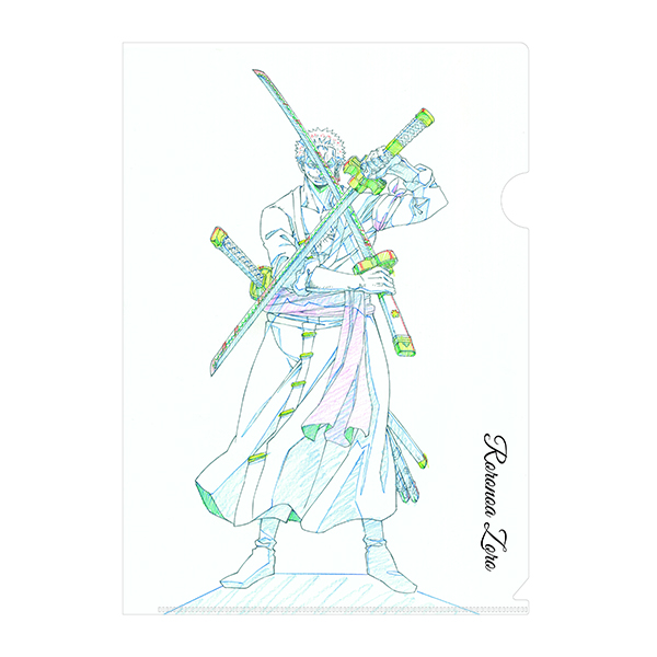 ワンピース】ONE PIECE.COM ILLUSTRATION WORKS クリアファイル/ゾロ
