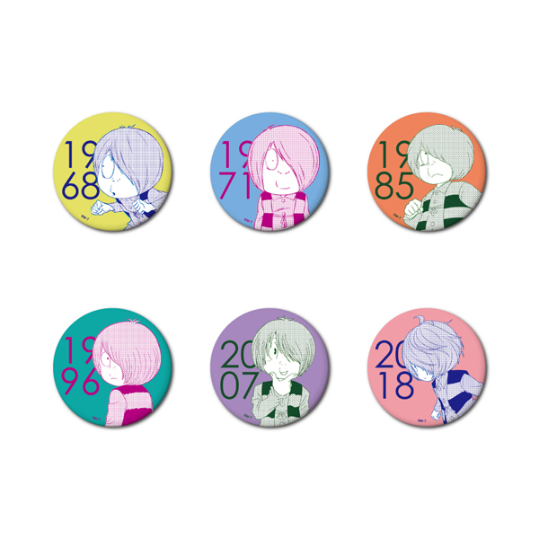 ゲゲゲの鬼太郎】鬼太郎EXPO 1-6期鬼太郎缶バッジ（ランダム1個