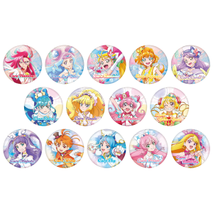 全プリキュア展】缶バッジ（2012～2014）（全14種ランダム1個）: 雑貨