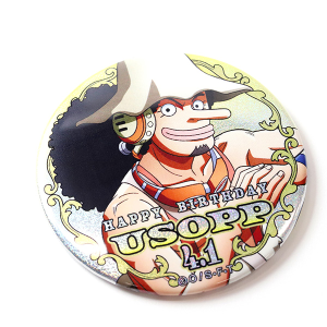 ワンピース】ハッピーバースデーホログラム缶バッジ［3.2 サンジ