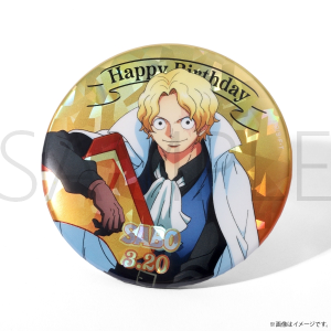 ワンピース】ワンピース HBDイニシャルホログラム缶バッジ[3.2 サンジ