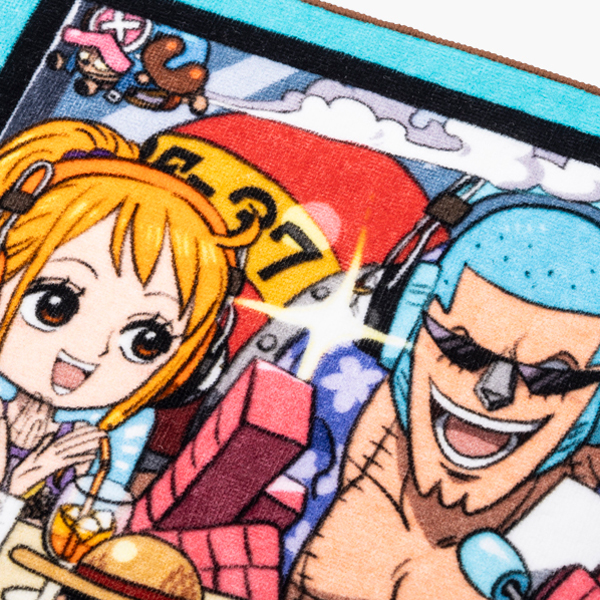 ワンピース】麦わらスペース ハンドタオル（ナミ・フランキー）: 雑貨