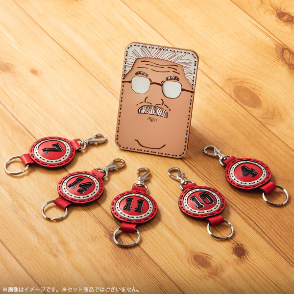 湘北ユニフォーム レザーキーホルダー（Ojaga Design）赤木剛憲: 雑貨