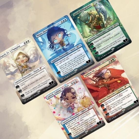 Magic the Gathering Secret Lair Li'l'est Walkers Rainbow Foil