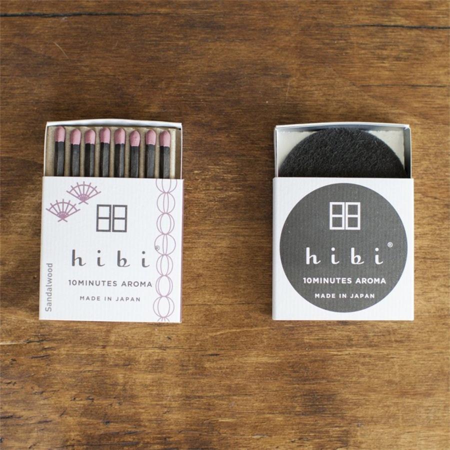 hibi】 和の香り ギフトボックス 8本×3種の香り (柚子、ひのき、白檀