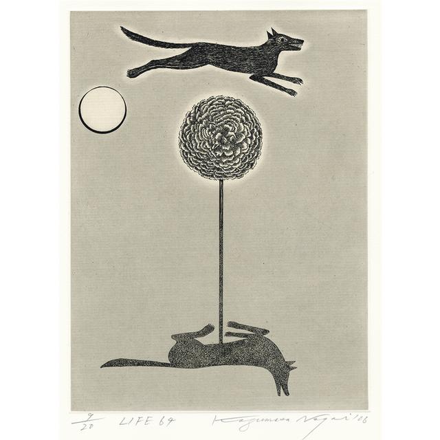 サイン入り】永井一正 銅版画作品 「LIFE 64」 永井一正 -の商品詳細