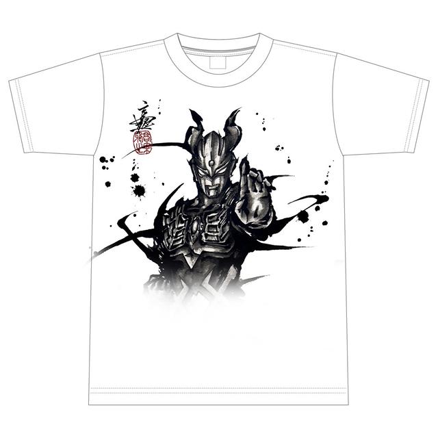 蔦屋書店オリジナル】ウルトラマンゼロ 水墨画 Tシャツ 白XL -の商品