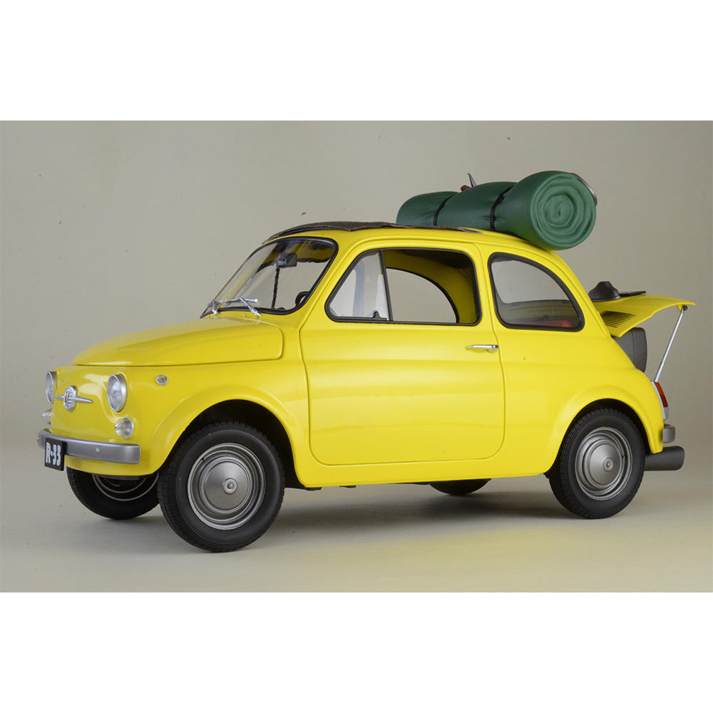 ルパン三世 カリオストロの城 FIAT 500 1/12 ダイキャスト製塗装済み