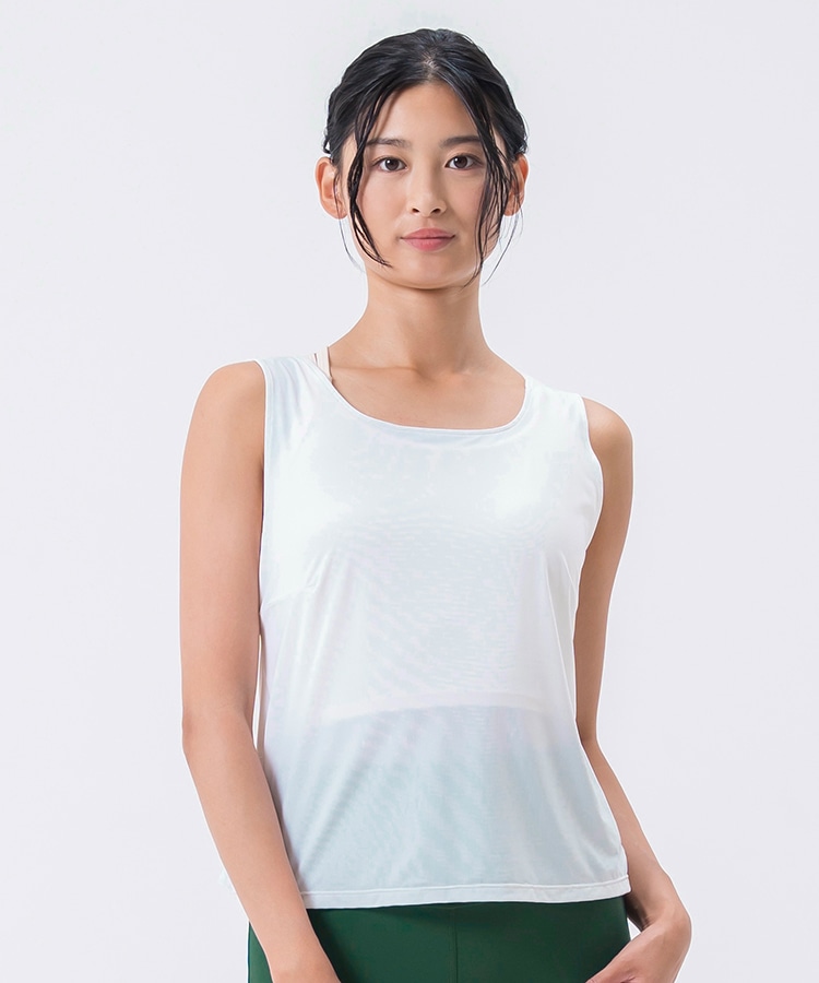 SUKALA】バックツイストメッシュタンクトップ(S): ヨガウェアLAVA公式