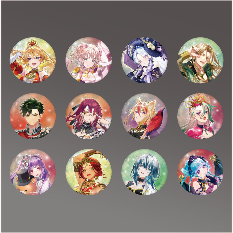 マジェスティックライブ 57mm ご褒美イラスト缶バッジ 24種68セット