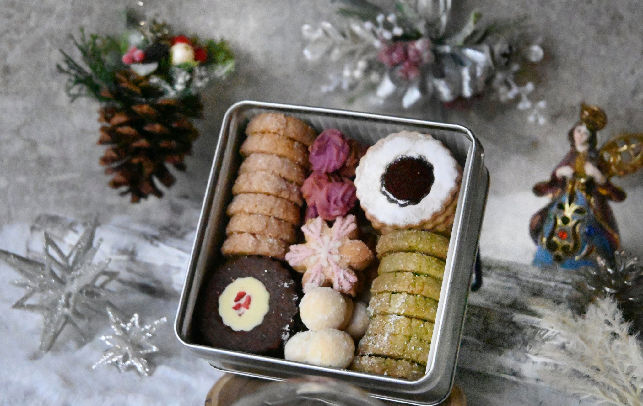 クッキー缶『ミックス』 – GINSETSU NO SATO