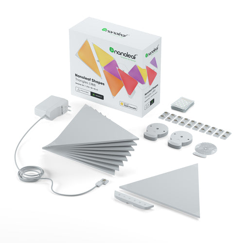 Nanoleaf Shapes トライアングル スターターパック（9枚入り