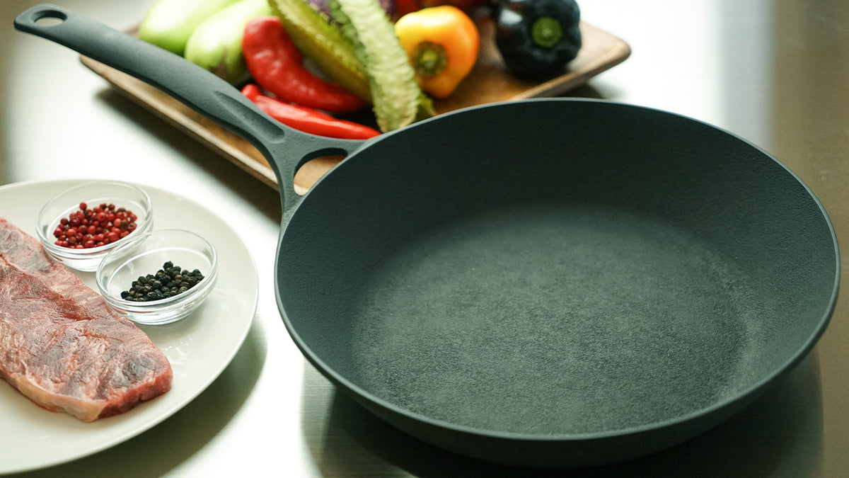 日本製ダクタイルパン｜PFAS不使用の鉄フライパン｜岩鉄鉄器 – 岩鉄