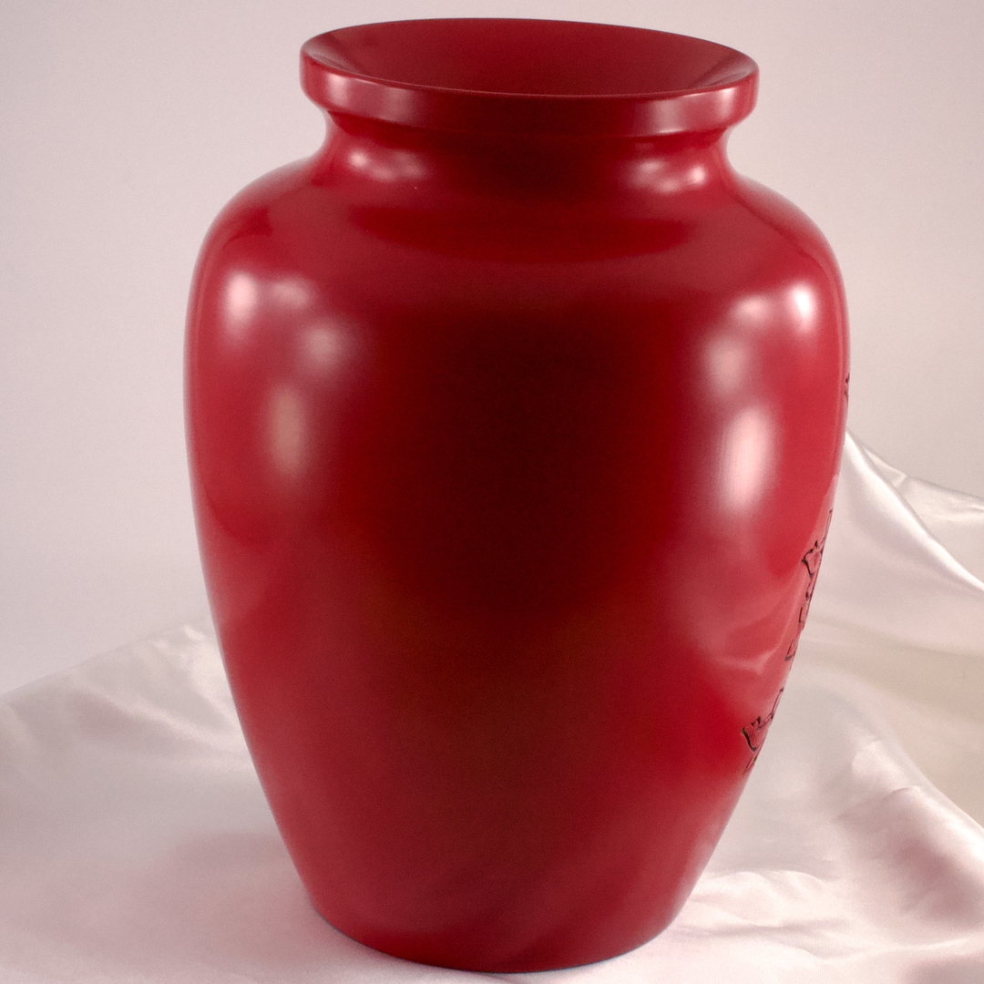 花瓶 村上堆朱（ついしゅ） 無形文化財 朱堂工藝店 川村信男 - いずみ