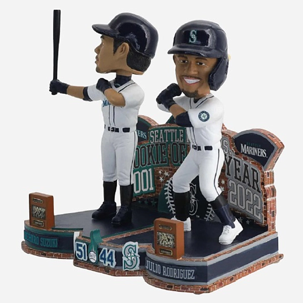 シアトル・マリナーズ イチロー＆フリオ・ロドリゲス 2001＆2022新人王