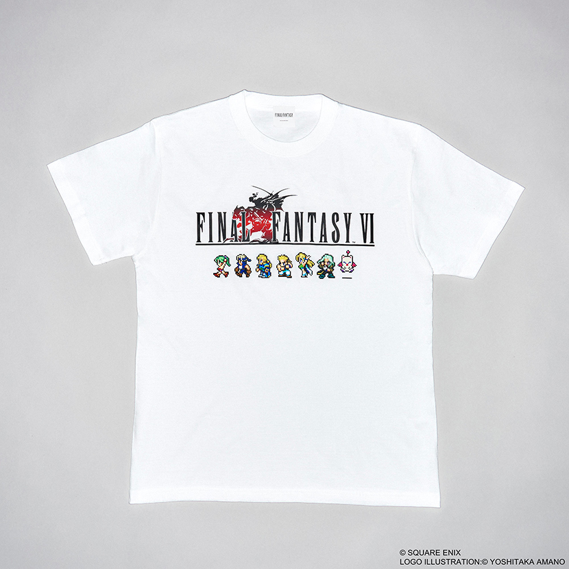 ファイナルファンタジーVI ピクセルアートTシャツ | スクウェア