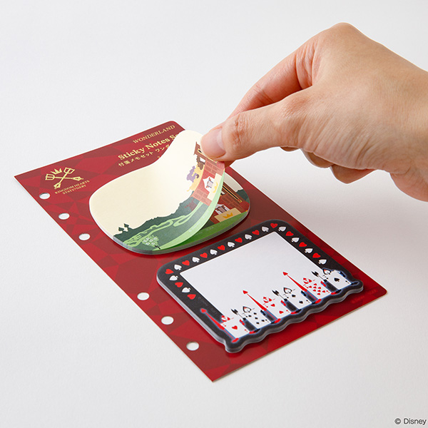 キングダム ハーツ / ステーショナリー 付箋メモセット ワンダーランド