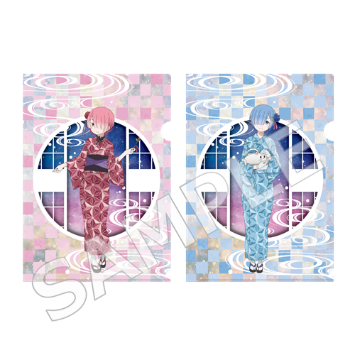 Re:ゼロから始める異世界生活」クリアファイルセット 七夕まつりver