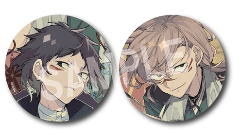 文豪ストレイドッグス」春河35イラスト 缶バッジセット ＜妖之酒宴