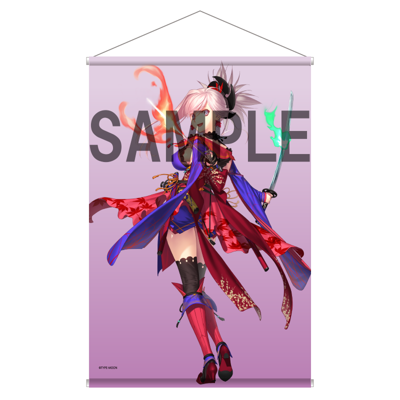 TYPE-MOONエース」表紙イラスト B2タペストリー 〈宮本武蔵〉: その他