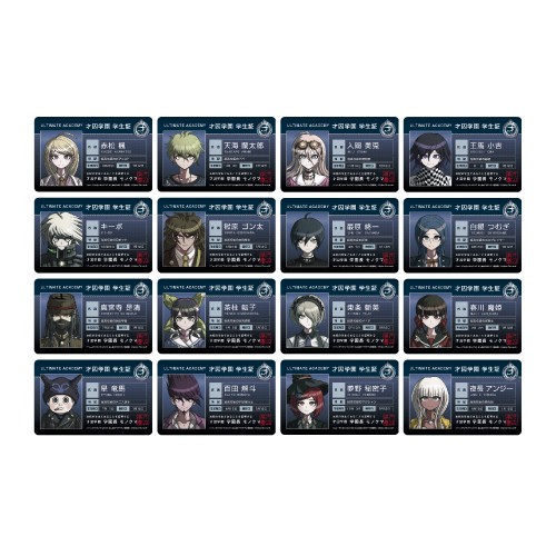 ダンガンロンパシリーズ 才囚学園学生証風カード 単品(単品): グッズ