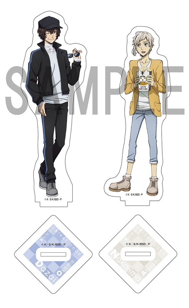 文豪ストレイドッグス アクリルスタンドセット（中島敦＆太宰治