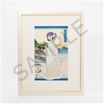 青春ブタ野郎』シリーズ」 浮世絵木版画 江ノ島青春之図 桜島麻衣