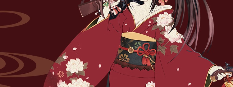 デート・ア・ライブ】浮世絵木版画『狂桜美人図 時崎狂三』 | カドスト