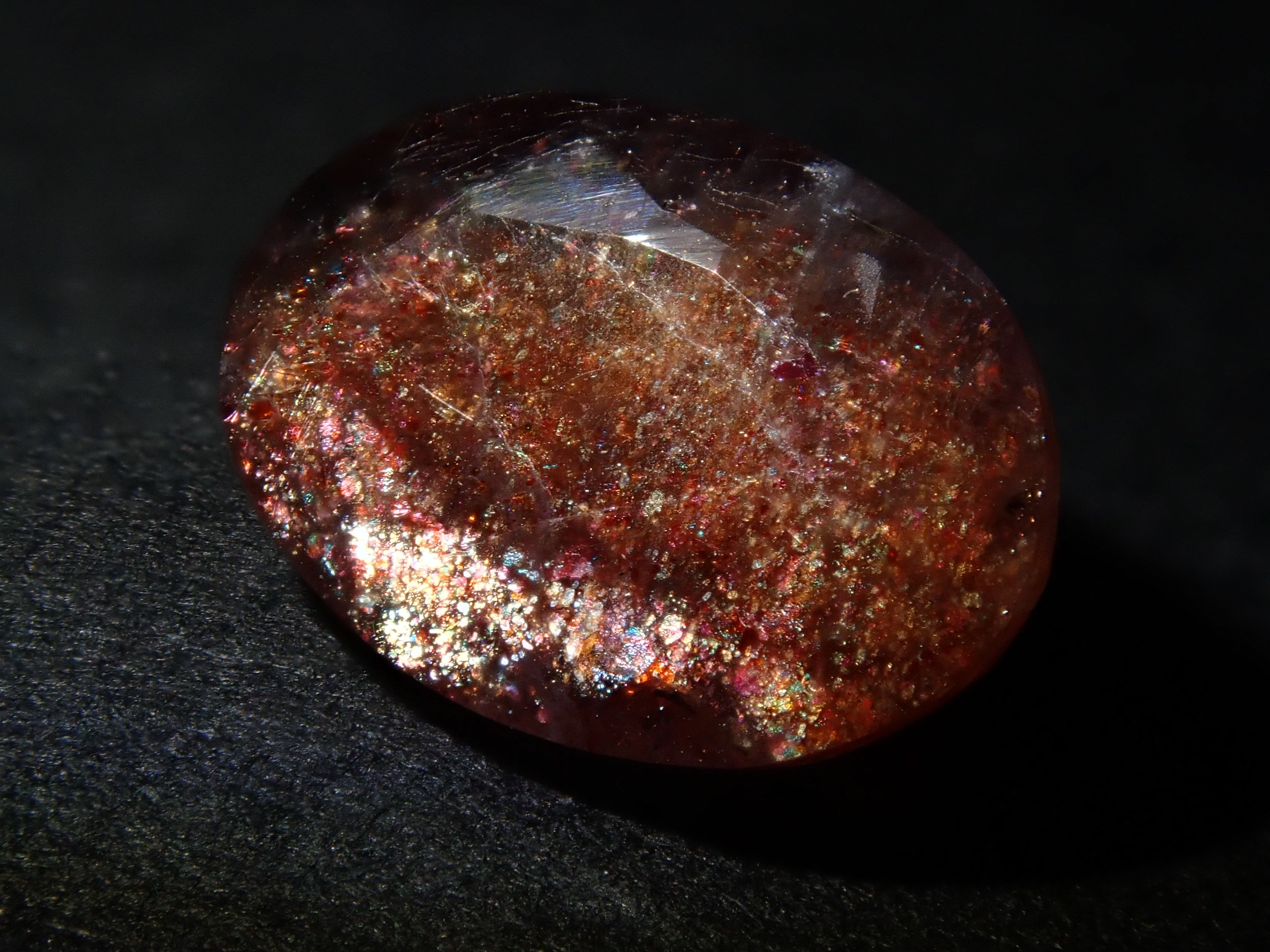 2/18 22時販売】ブラッドショットアイオライトサンストーン 1.250ctルース