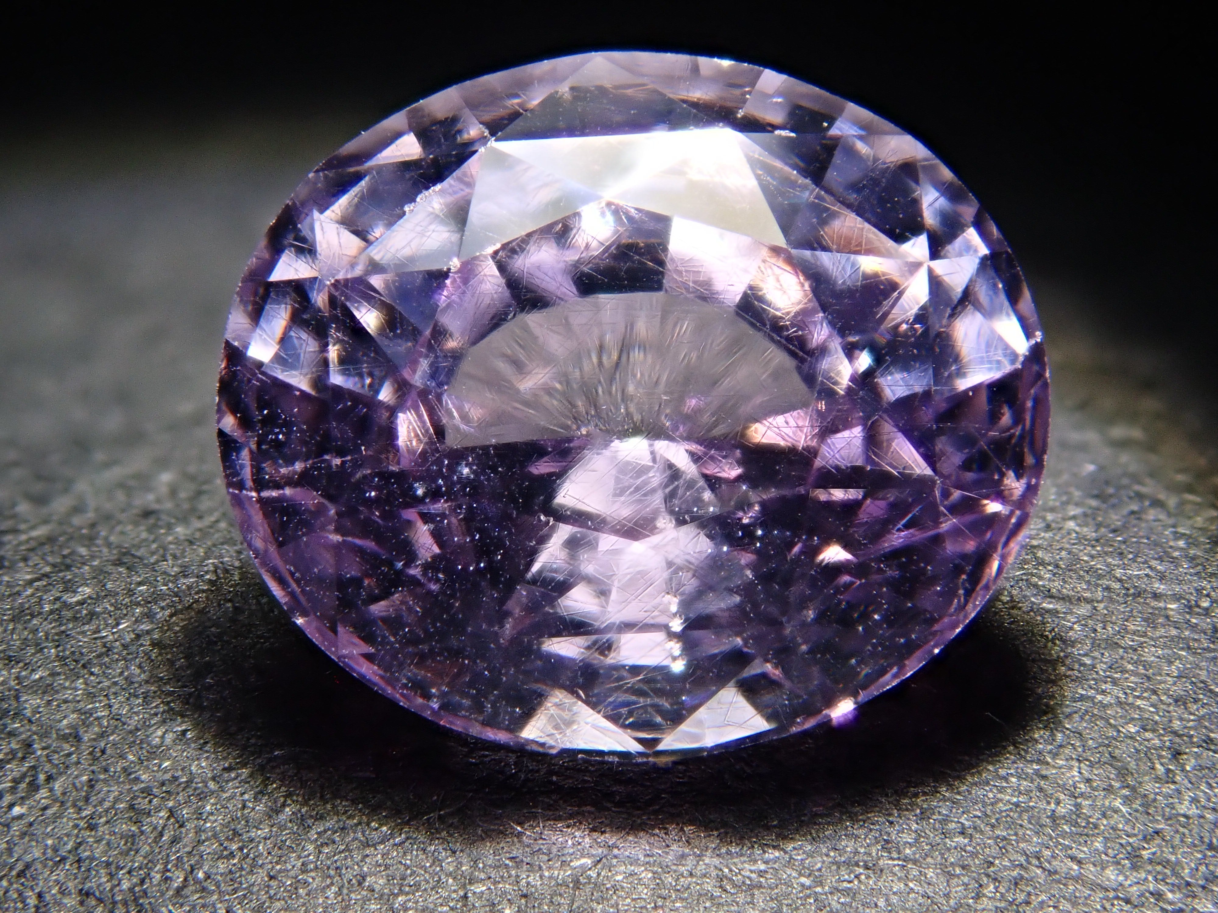 スリランカ産パープルスピネル 1.638ctルース 日独鑑