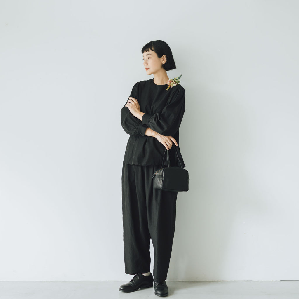 わたしたちらしい、大人のかわいらしさ」ブラウス＋サルエルパンツの