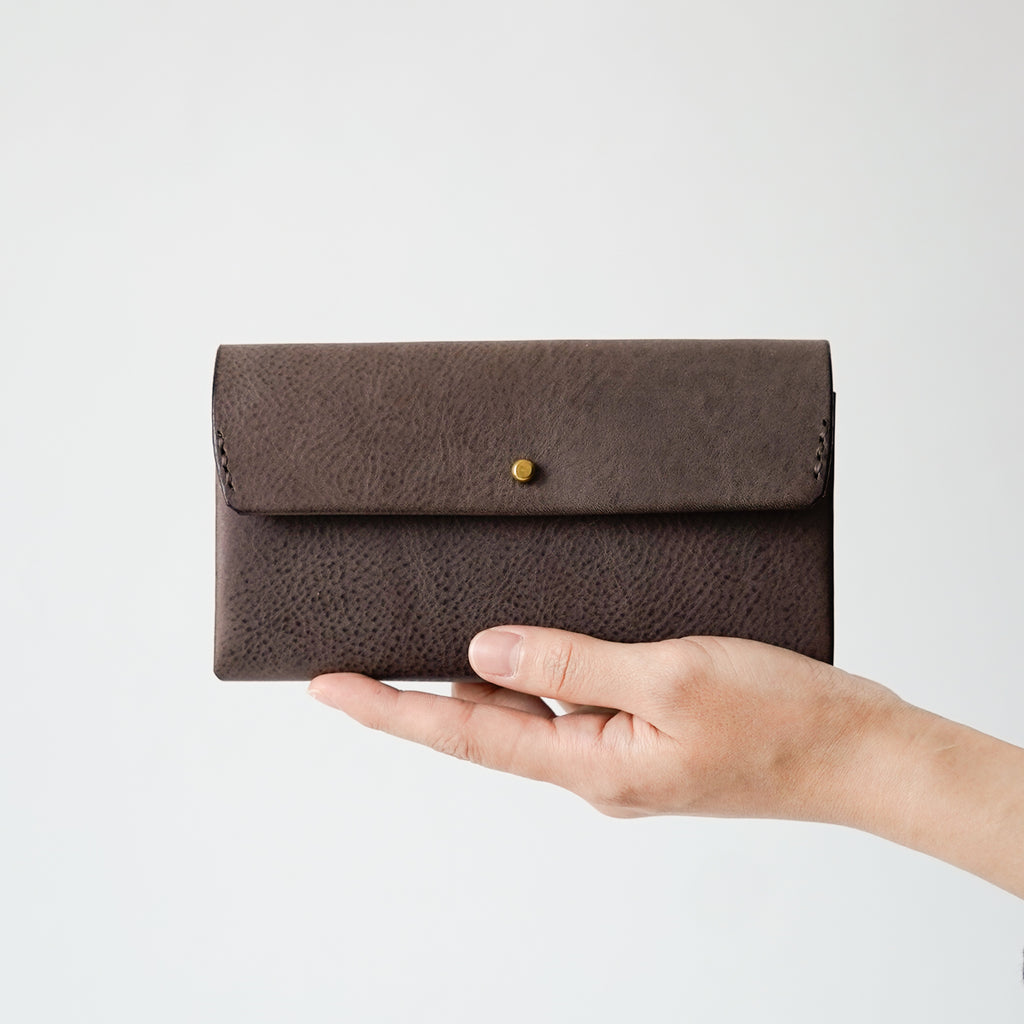 SAFUJI ミニ長財布（ホック）｜手になじむレザー財布 ｜くらすこと公式