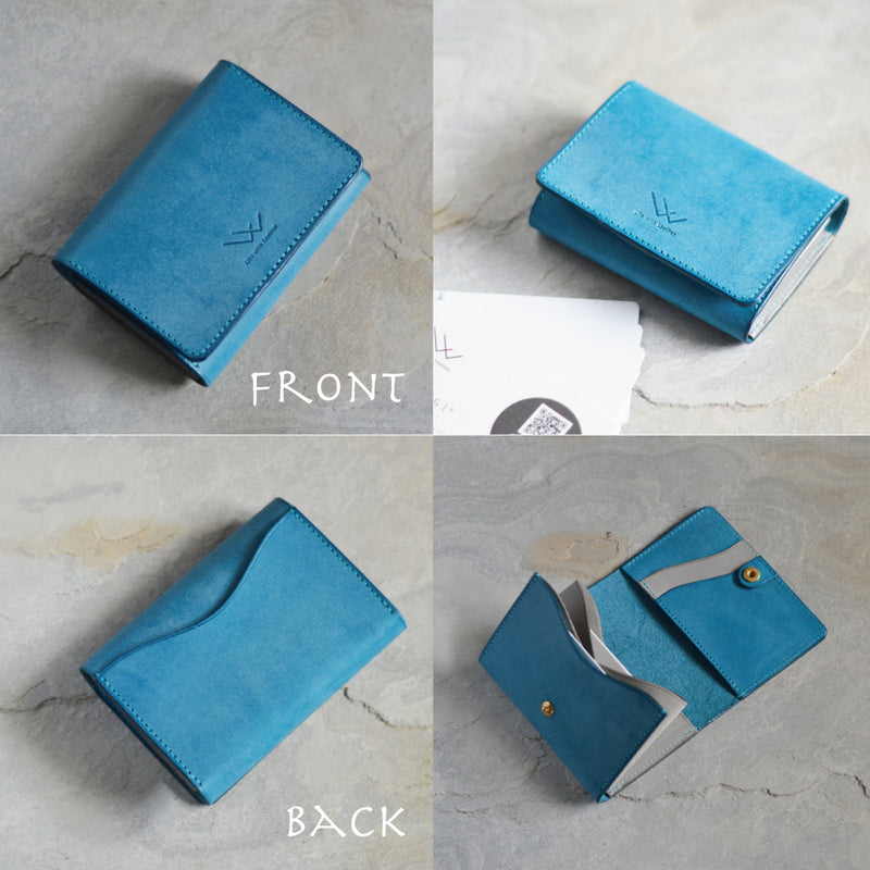 カードポケットいっぱい！大容量名刺入れ・カードケース｜牛ヌメ革製