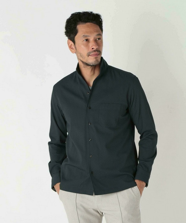 ワイヤー入りスタンドカラーシャツ｜メンズファッション通販 MEN'S