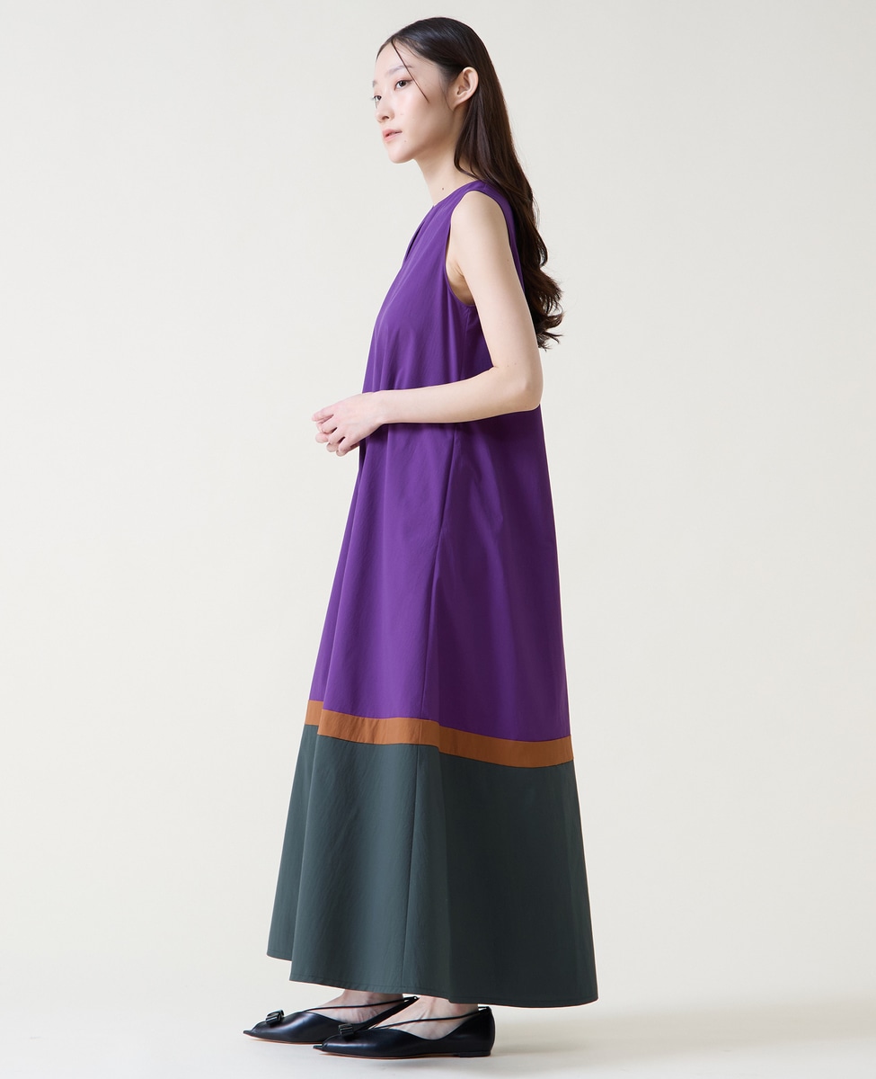 カラーブロックワンピース｜TIARA（ティアラ）｜商品詳細｜メルローズ