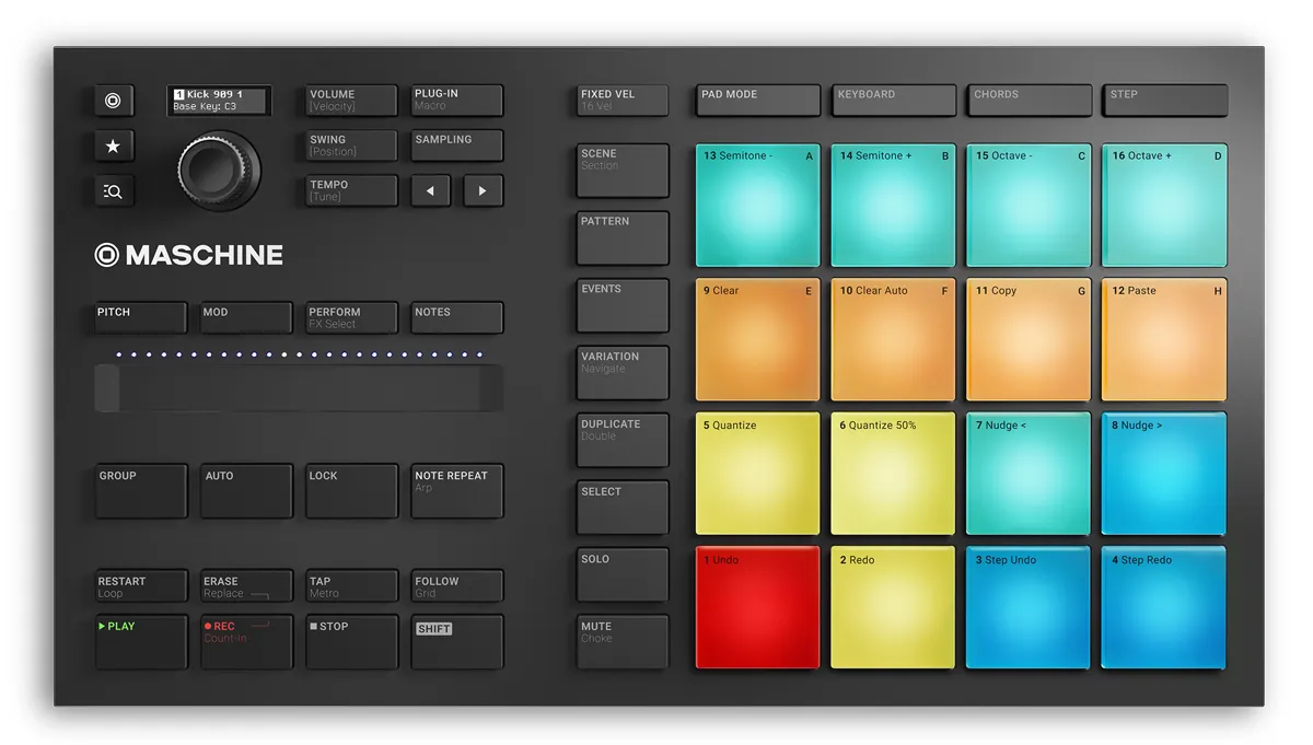 Native Instruments コンパクトドラムマシン・サンプラー MASCHINE