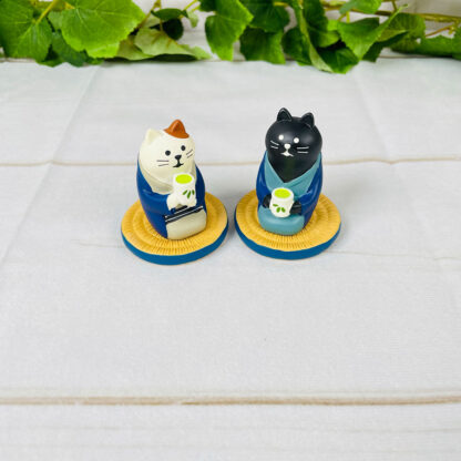 デコレ コンコンブル（concombre） 日本茶猫（黒猫/三毛猫） - 動物