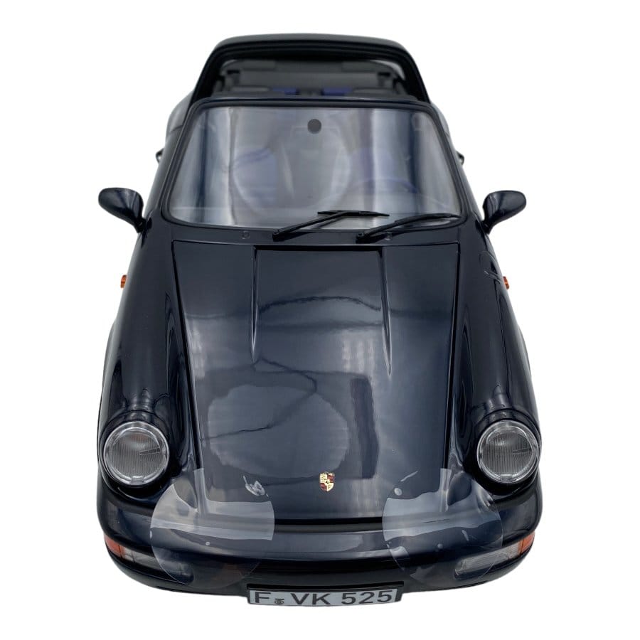 Modellino Auto Norev 1/18 Porsche 911 Carrera 4 Targa 1991 Blue