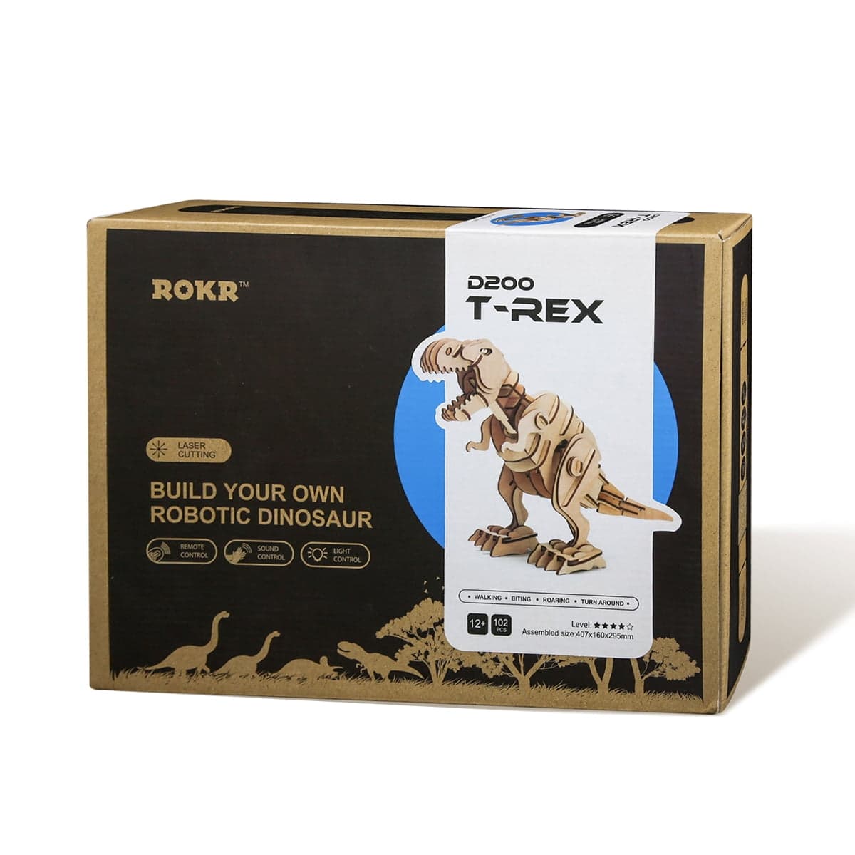 R/C+Sound Control+Light Control Series D200 T-Rex - Robotime Store