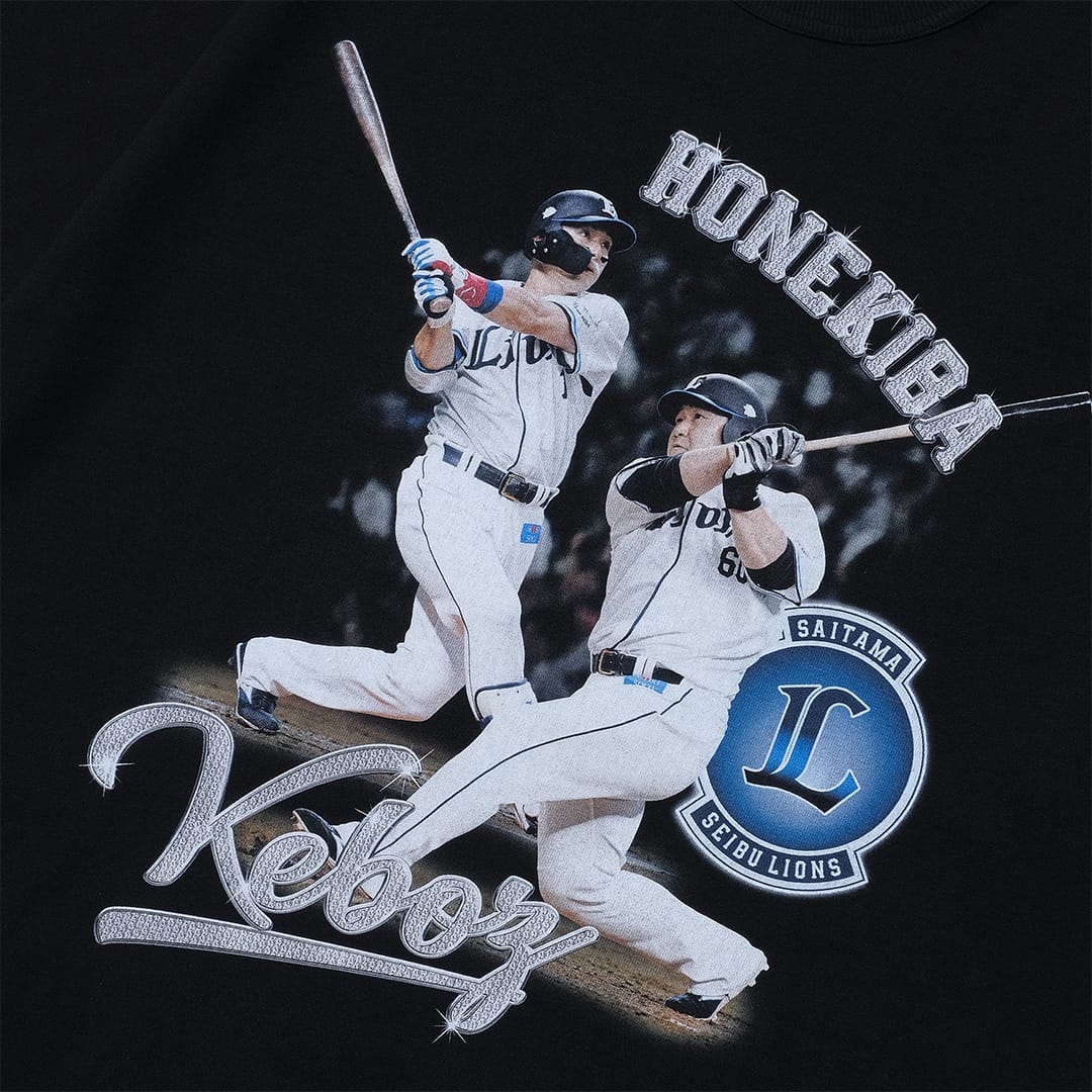 KEBOZ×LIONS HONEKIBA S/S TEE(S): Tシャツ | 埼玉西武ライオンズ公式