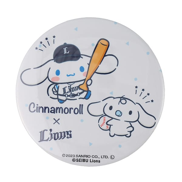 シナモロール×ライオンズ 缶バッジ: 雑貨 | 埼玉西武ライオンズ公式