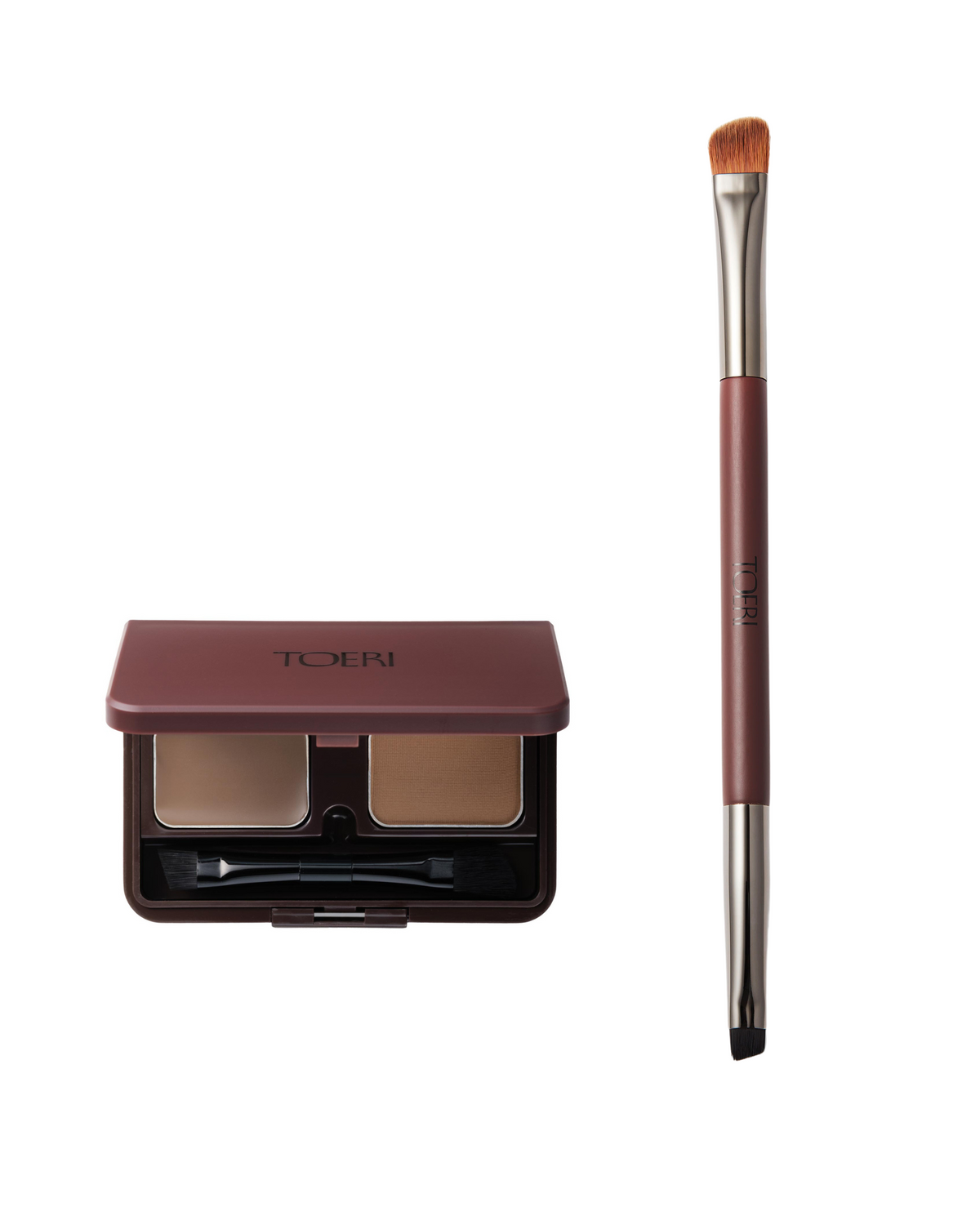 アイブロウワックス＆パウダー（別売りブラシ付きセット）