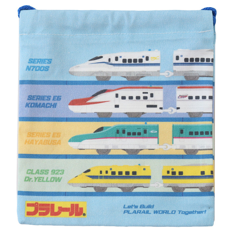 トミカ プラレール コップ袋 巾着袋 巾着 小 給食袋 子供 入園準備 約